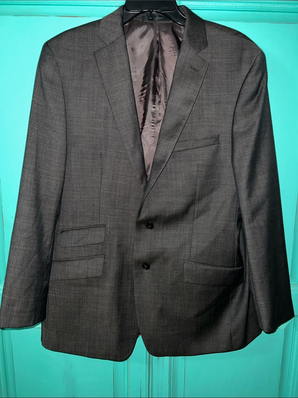 Men's Calvin Klein Slim Fit Brown Two-Button Blazer
